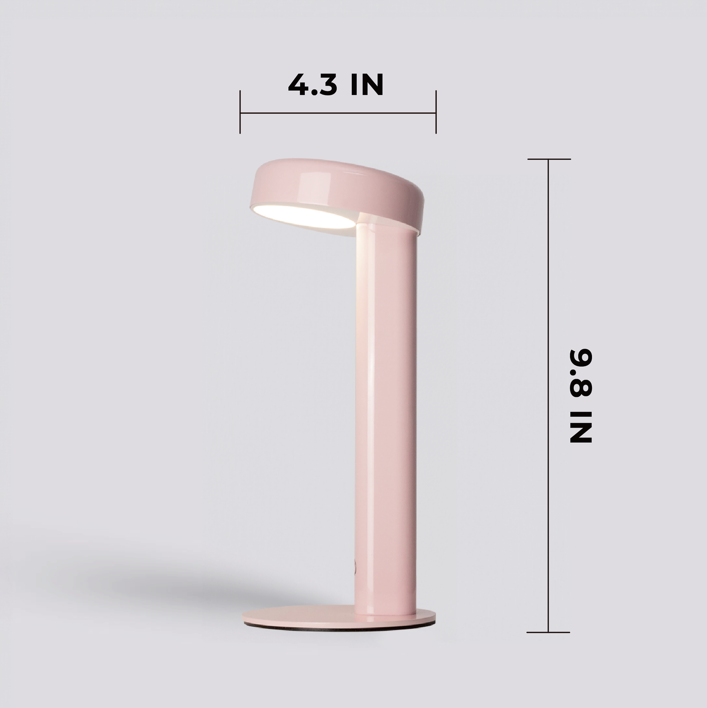 Moovit Cordless LED Lamp with Adjustable Dimmer Dimensions